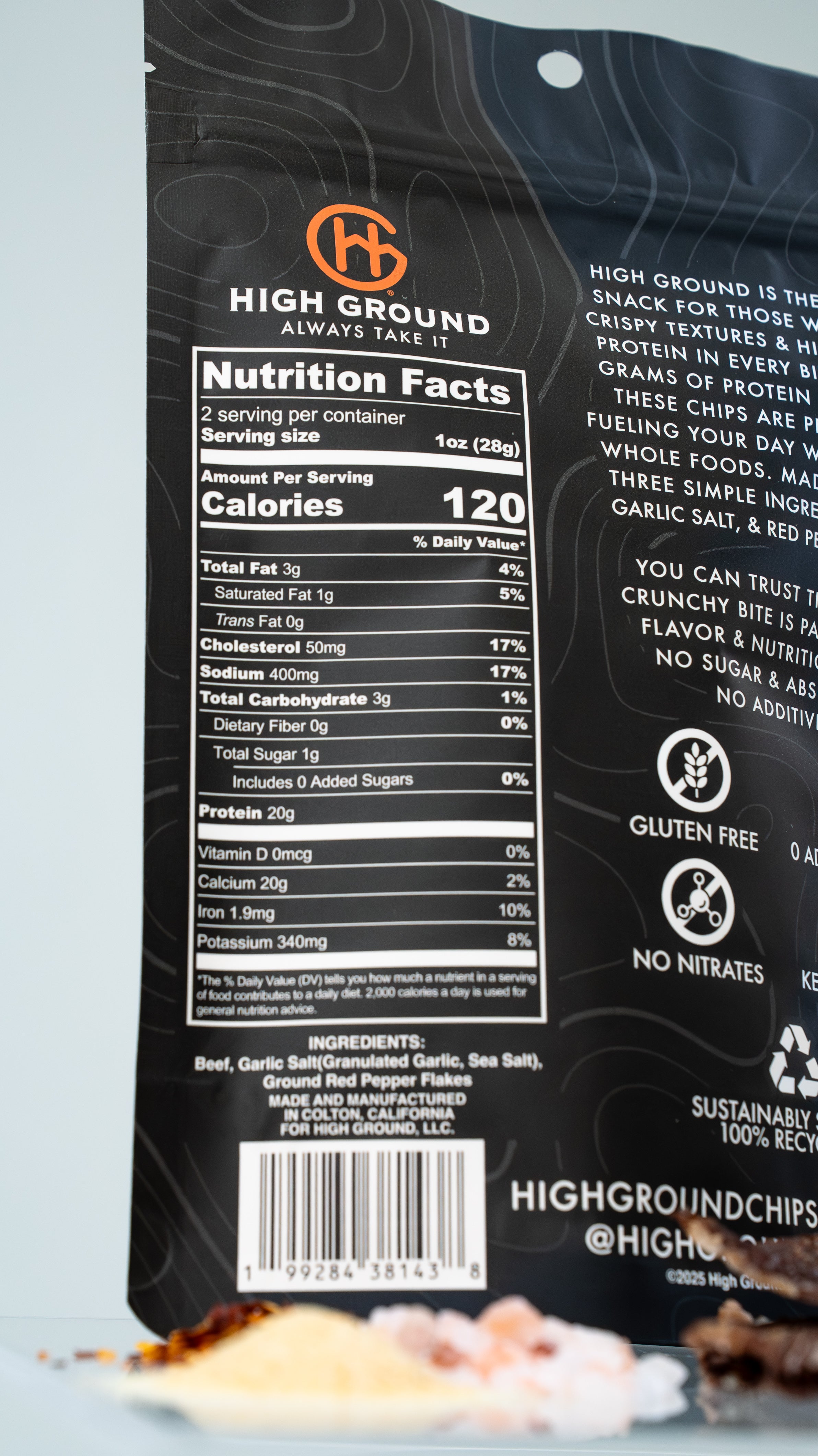 The Standard - Half Pound Box - Beef Chips