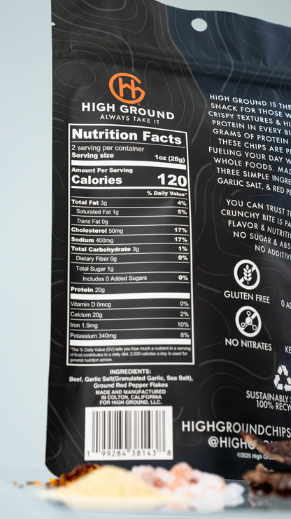 The Standard - Half Pound Box - Beef Chips